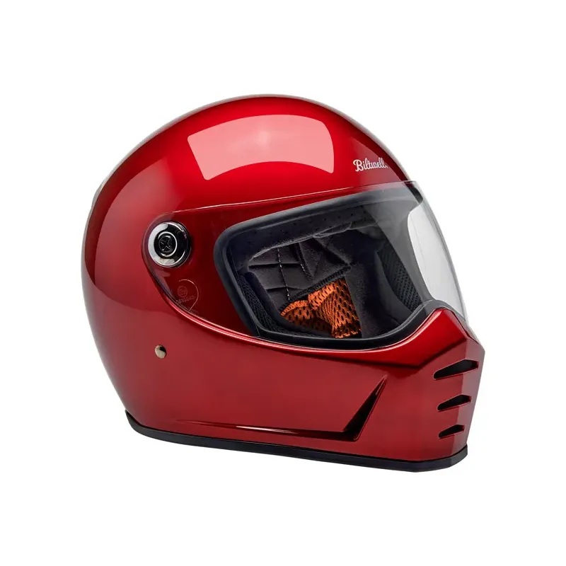 cafe 4 racer - Biltwell Lane Splitter helmet cherry red - BILTWELL Biltwell Lane Splitter 