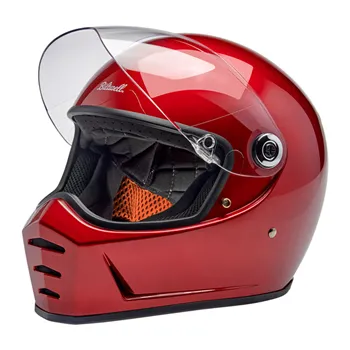 cafe 4 racer - Biltwell Lane Splitter helmet cherry red - BILTWELL Biltwell Lane Splitter 