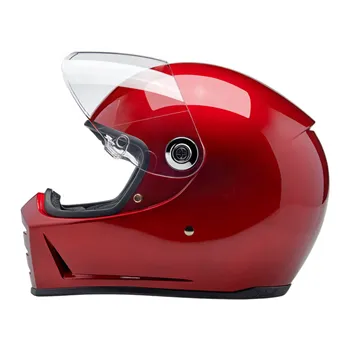 cafe 4 racer - Biltwell Lane Splitter helmet cherry red - BILTWELL Biltwell Lane Splitter 