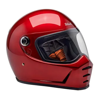 cafe 4 racer - Biltwell Lane Splitter helmet cherry red - BILTWELL Biltwell Lane Splitter 