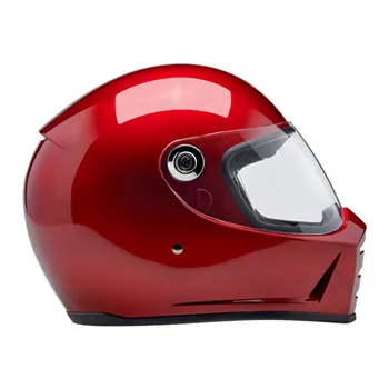 cafe 4 racer - Biltwell Lane Splitter helmet cherry red - BILTWELL Biltwell Lane Splitter 