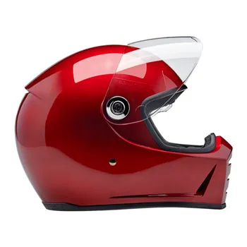 cafe 4 racer - Biltwell Lane Splitter helmet cherry red - BILTWELL Biltwell Lane Splitter 