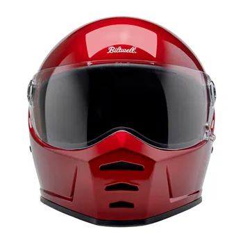 cafe 4 racer - Biltwell Lane Splitter helmet cherry red - BILTWELL Biltwell Lane Splitter 