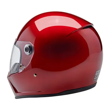 cafe 4 racer - Biltwell Lane Splitter helmet cherry red - BILTWELL Biltwell Lane Splitter 