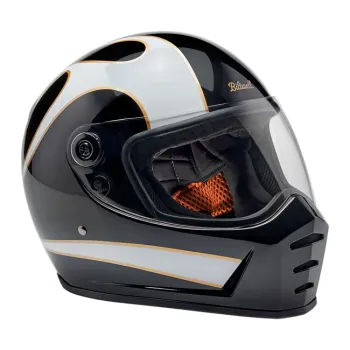 cafe 4 racer - Přilba Biltwell Lane Splitter Integral Matte Black - BILTWELL Biltwell Lane Splitter 