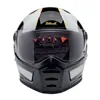 cafe 4 racer - Biltwell Lane Splitter helmet white flames - BILTWELL Biltwell Lane Splitter 