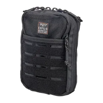 cafe 4 racer - Burly, Voyager saddlebag. Black CORDURA® - BURLY Bags 