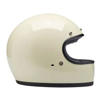 cafe 4 racer - Biltwell Gringo Santa Cruz ručne vyrobená prilba vintage white - BILTWELL Biltwell Gringo DOT 