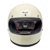 cafe 4 racer - Biltwell Gringo Santa Cruz handmade helmet vintage white - BILTWELL Biltwell Gringo DOT 