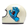 cafe 4 racer - Biltwell Gringo Santa Cruz handmade helmet vintage white - BILTWELL Biltwell Gringo DOT 