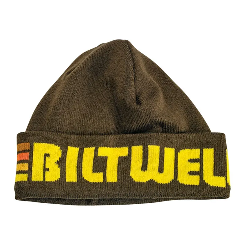 cafe 4 racer - Čepice Biltwell SURF hnědá - BILTWELL Zimní čepice 