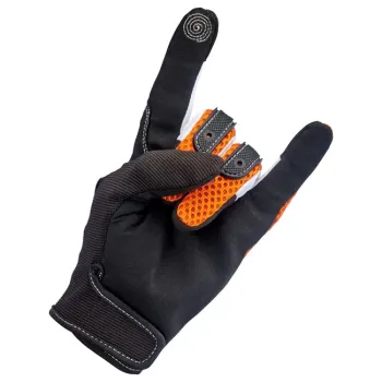 cafe 4 racer - Biltwell Anza gloves orange/black - BILTWELL Gloves 