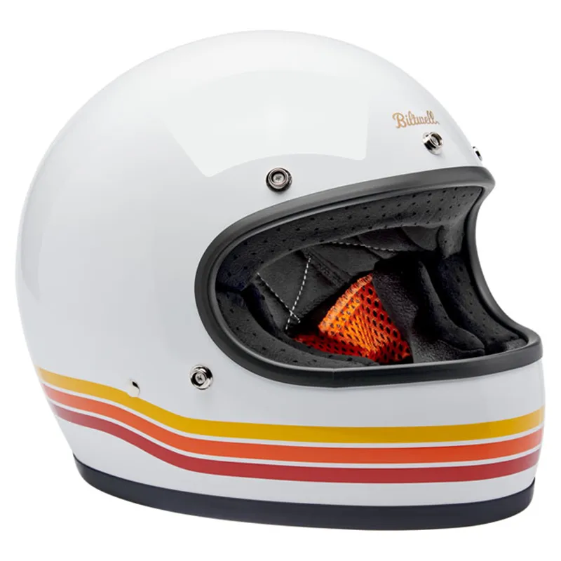 cafe 4 racer - Biltwell Gringo helmet Sunset Spectrum - BILTWELL Biltwell Gringo DOT 