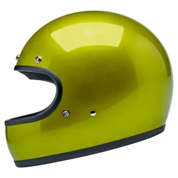 cafe 4 racer - Přilba Biltwell Gringo Metallic Lime - BILTWELL Biltwell Gringo DOT 
