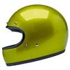 cafe 4 racer - Biltwell Gringo helmet Metallic Lime - BILTWELL Biltwell Gringo DOT 
