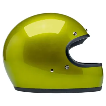 cafe 4 racer - Přilba Biltwell Gringo Metallic Lime - BILTWELL Biltwell Gringo DOT 