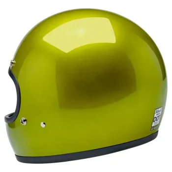 cafe 4 racer - Přilba Biltwell Gringo Metallic Lime - BILTWELL Biltwell Gringo DOT 