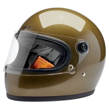 cafe 4 racer - Biltwell Gringo S helmet Ugly Gold Metallic - BILTWELL Biltwell Gringo S 2025 