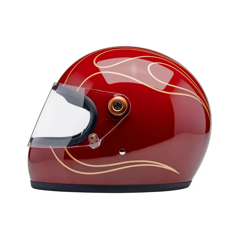 cafe 4 racer - Biltwell Gringo S prilba Garnet Red Flames - BILTWELL Biltwell Gringo S 2025 