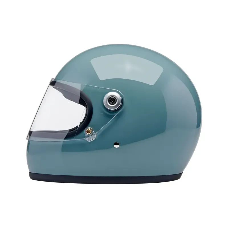 Biltwell Gringo S helmet Agave Blue Gloss