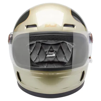 cafe 4 racer - Přilba Biltwell Gringo SV Metallic Champagne/Charcoal Tracke - BILTWELL Biltwell Gringo SV2026 