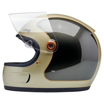 cafe 4 racer - Přilba Biltwell Gringo SV Metallic Champagne/Charcoal Tracke - BILTWELL Biltwell Gringo SV2026 