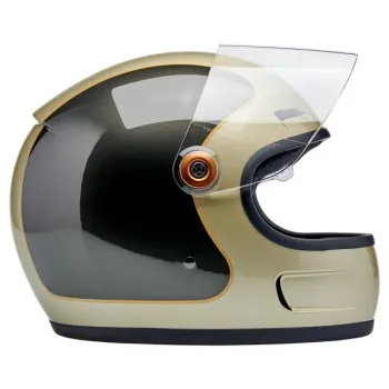 cafe 4 racer - Přilba Biltwell Gringo SV Metallic Champagne/Charcoal Tracke - BILTWELL Biltwell Gringo SV2026 