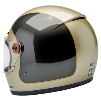cafe 4 racer - Přilba Biltwell Gringo SV Metallic Champagne/Charcoal Tracke - BILTWELL Biltwell Gringo SV2026 