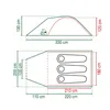 cafe 4 racer - Coleman Darwin 3+ tent dark grey/army green - Coleman For Travel 