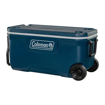 cafe 4 racer - Coleman 100QT Wheeled Xtreme cooler blue - Coleman For Travel 