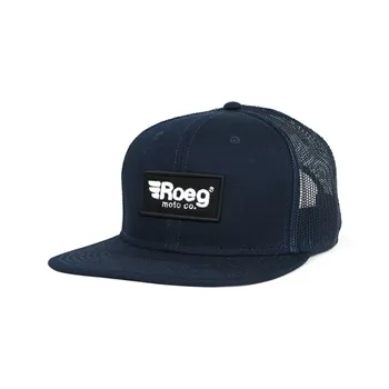 cafe 4 racer - Kšiltovka ROEG Blake s plochým panelem navy - ROEG Šiltovka 