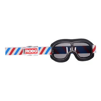 cafe 4 racer - Roeg Jettson Helix goggle black and striped strap - ROEG Googles 