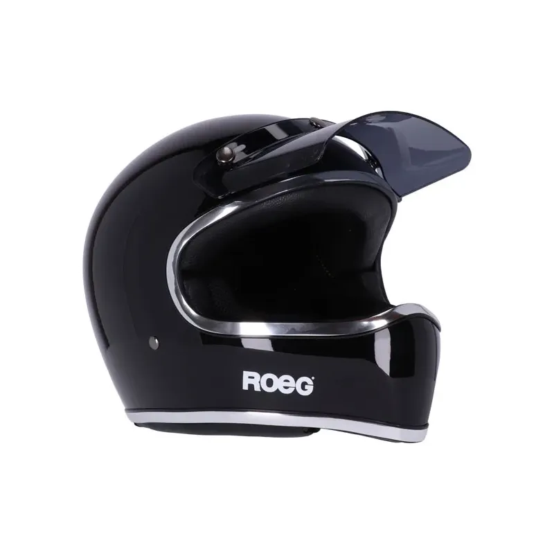 cafe 4 racer - Roeg Peruna 2.0 Midnight helma černá metalíza - ROEG Přilby ROEG Peruna 