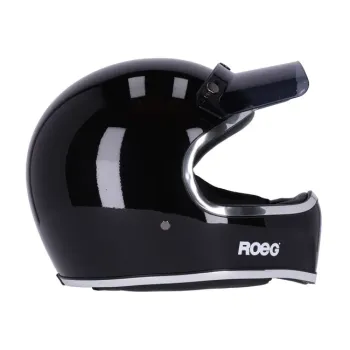cafe 4 racer - Roeg Peruna 2.0 Midnight helma černá metalíza - ROEG Přilby ROEG Peruna 