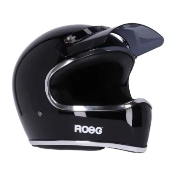 cafe 4 racer - Roeg Peruna 2.0 Midnight helmet metallic black - ROEG ROEG Peruna helmet 
