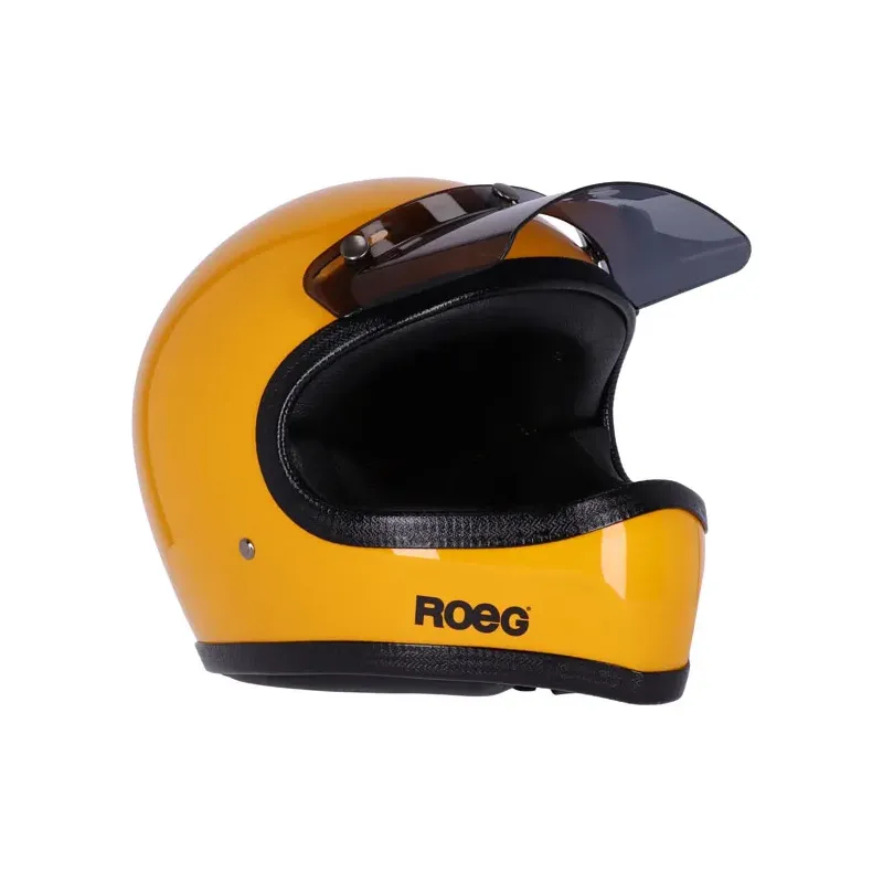 cafe 4 racer - Roeg Peruna 2.0 Sunset helmet gloss yellow - ROEG ROEG Peruna helmet 