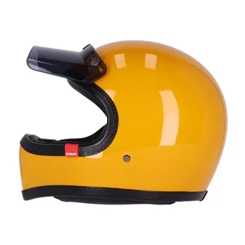 cafe 4 racer - Roeg Peruna 2.0 Sunset helmet gloss yellow - ROEG ROEG Peruna helmet 