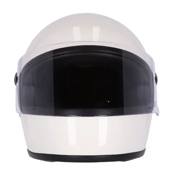 cafe 4 racer - Roeg Chase helma vintage biela - ROEG ROEG celotvárová prilba 