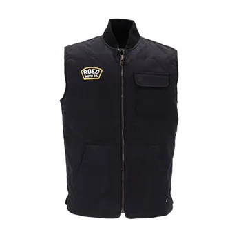 cafe 4 racer - Roeg Brad Vest Black - ROEG Vesty 