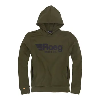 cafe 4 racer - Roeg Howard mikina s kapucňou army - ROEG Mikiny s kapucňou 