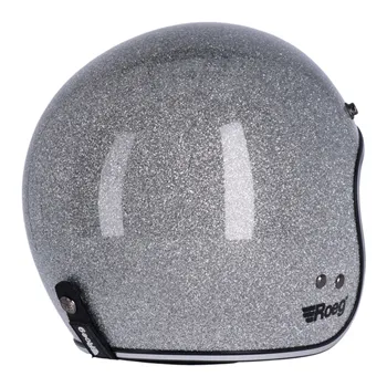 cafe 4 racer - Roeg JETT helmet Disco ball silver - ROEG ROEG JETT helemts 