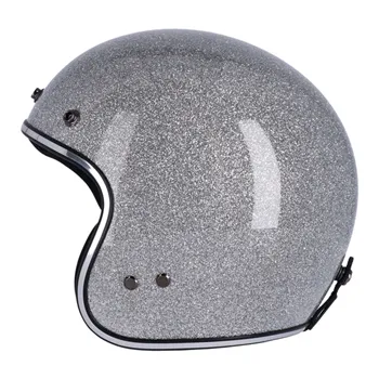 cafe 4 racer - Roeg JETT helmet Disco ball silver - ROEG ROEG JETT helemts 