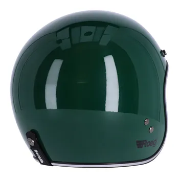 cafe 4 racer - Prilba Roeg Jett pretekárska zelená - ROEG ROEG JETT prilby 