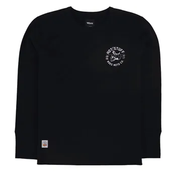cafe 4 racer - Roeg Ricky Skull jersey black - ROEG Shirts 