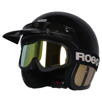 cafe 4 racer - Roeg JETT helmet Curbstone gold - ROEG ROEG JETT prilby 