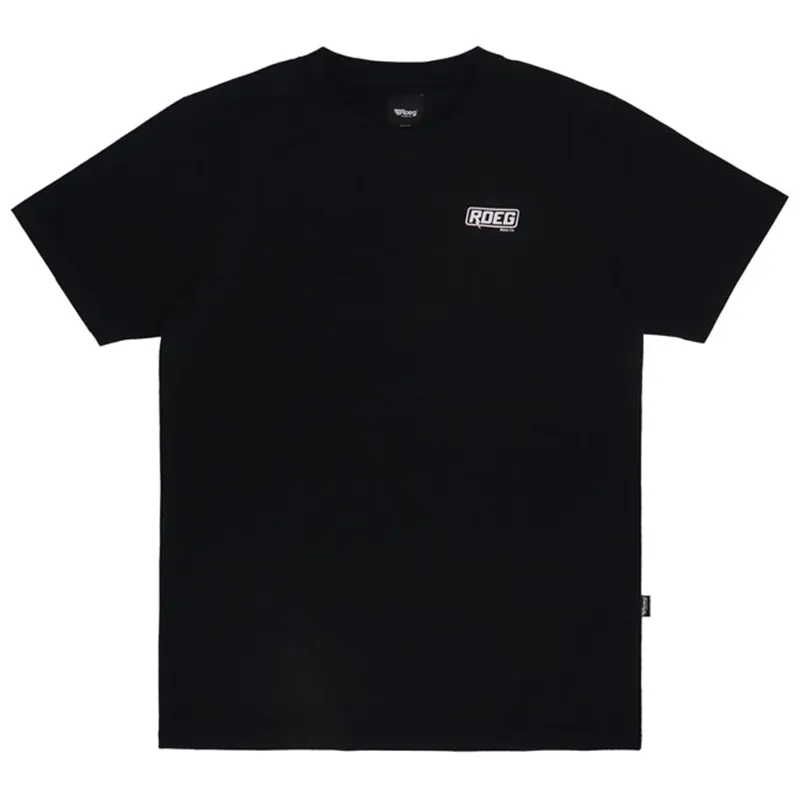 cafe 4 racer - Roeg Kane plain t-shirt black - ROEG T-Shirts 