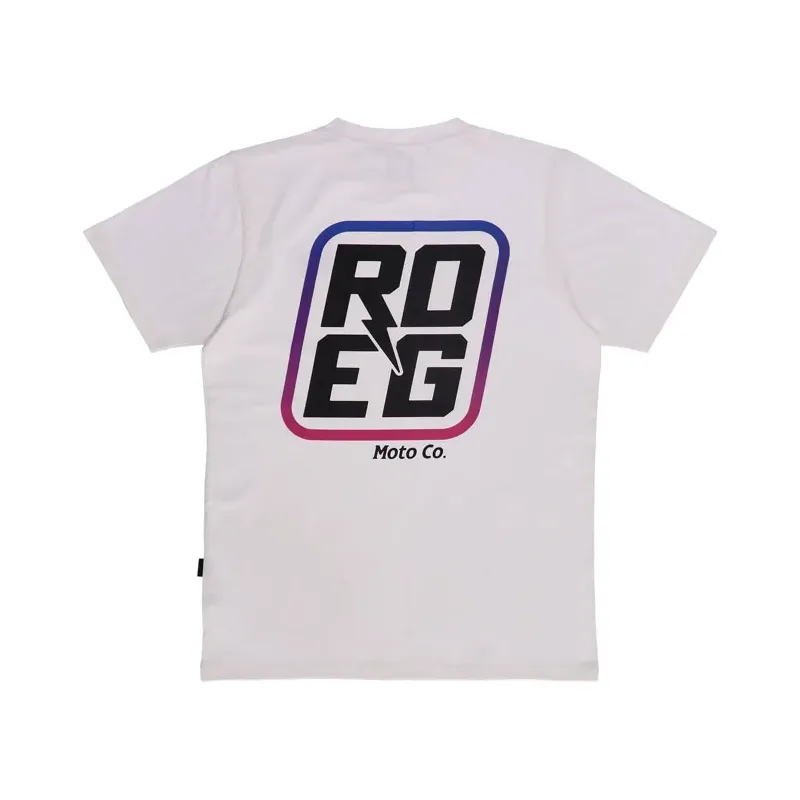 cafe 4 racer - Roeg OG tričko biele - ROEG Tričká 