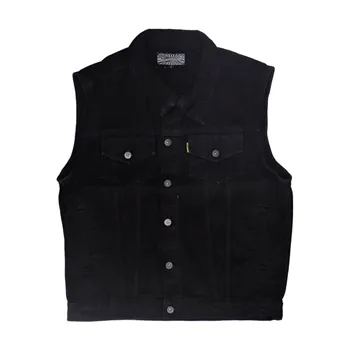 cafe 4 racer - MCS Denim vest black - MCS Vests 