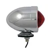cafe 4 racer - Bullet marker light. Chrome. Red lens. SF. Stud mount - MCS Standard indicators 