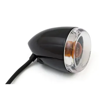 cafe 4 racer - Mini Bullet, halogen turn signals. Chrome, plain - MCS Standard indicators 